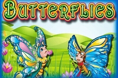 butterflies slot logo