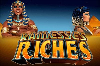ramesses riches slot logo