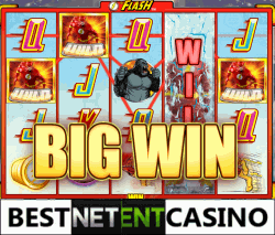 Big win at Flash online slot