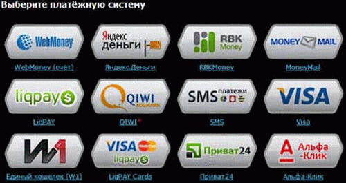 Платежной системы CONTACT, E-MoneyNews, RBK Money, Деньги Online и