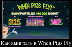 Как выиграть в When Pigs Fly