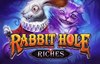 rabbit hole riches slot logo