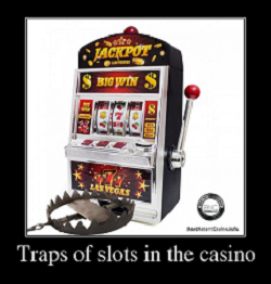 Traps of pokies in an online casino