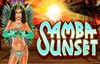samba sunset slot logo