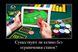 Существуют ли казино без ограничения ставок