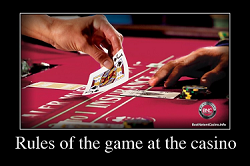 Rules of table game at the casino