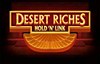 desert riches hold n link slot logo