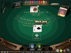 Blackjack single deck by Netent