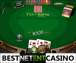 Играть бесплатно в Texas Holdem poker от Netent