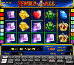 Игровой автомат Jewels 4 all