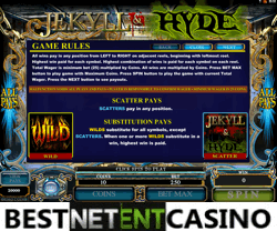Как выиграть в игровой автомат Jekyll and Hyde