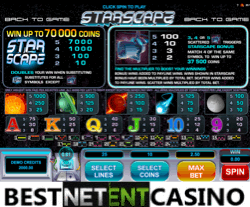 Как выиграть в игровой автомат Starscape
