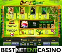 Как выиграть в игровой автомат Spring Queen