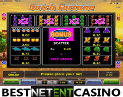 Как выиграть в игровой автомат Dutch Fortune