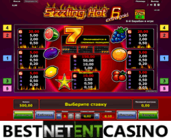 How to win at the Sizzling Hot 6 Extra Gold video slot
