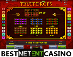 Как выиграть в игровой автомат Fruit Drops