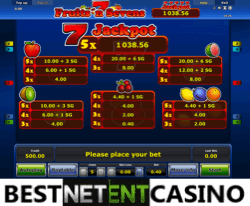 Как выиграть в игровой автомат Fruits N Sevens