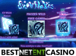 How to win at Snowflakes video slot