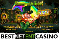 Как выиграть в игровой автомат Emerald Isle