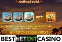 Как выиграть в игровой автомат Sails of Gold
