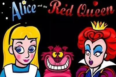 alice and the red queen slot logo