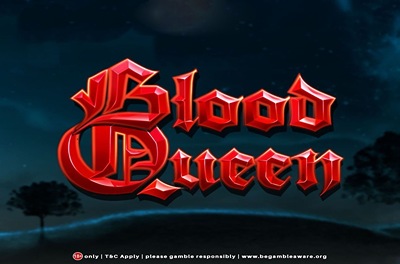 blood queen slot logo