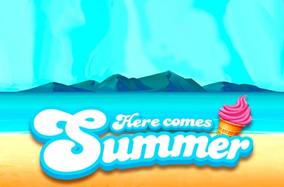 here comes summer slot logo