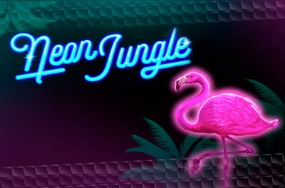 neon jungle slot logo