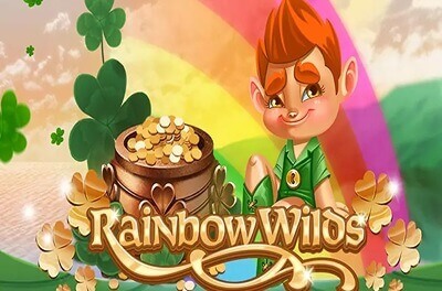 rainbow wilds slot logo