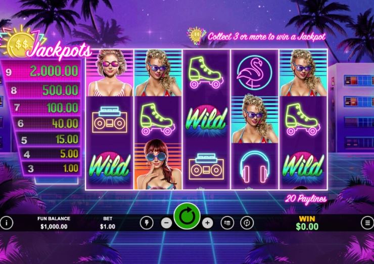 Miami Jackpots Online Slot