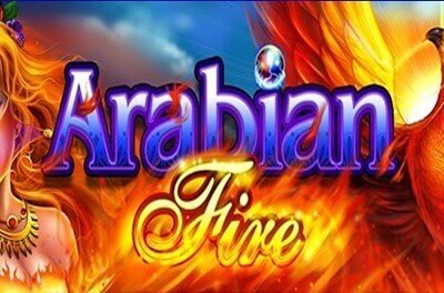 arabian fire loaded with loot slot logo