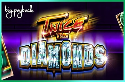 twice the diamonds slot logo