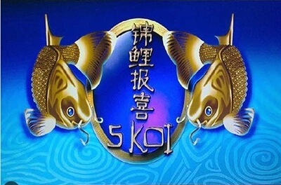 5 koi slot logo