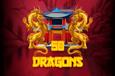 50 dragons slot logo