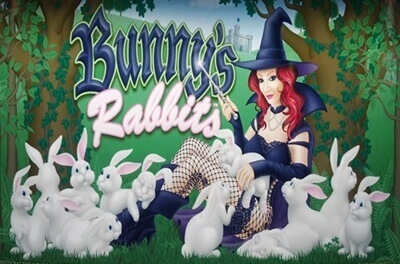 bunnys rabbits slot logo