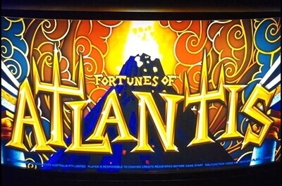 fortunes of atlantis slot logo