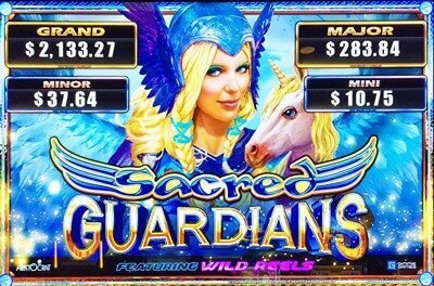 sacred guardians slot logo