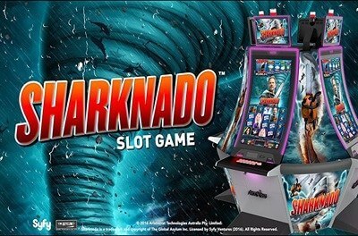 sharknado slot logo