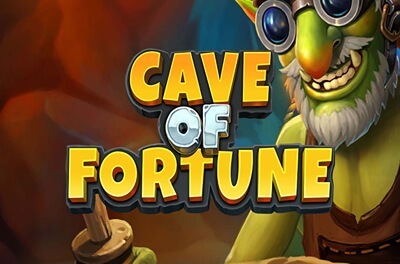 cave of fortune slot logo