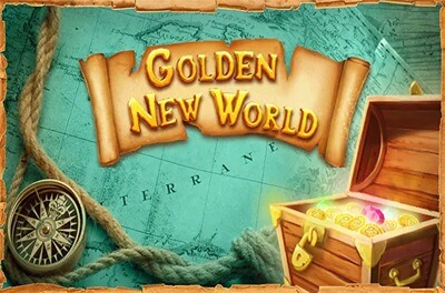 golden new world slot logo