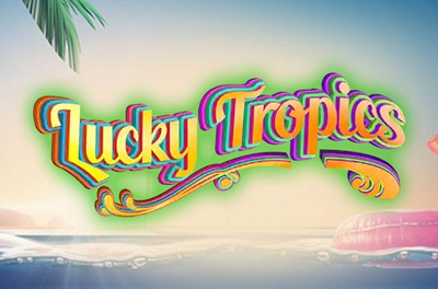lucky tropics slot logo