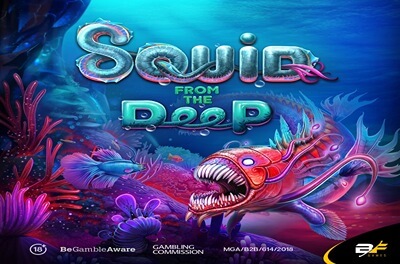squid from the deep slot logo