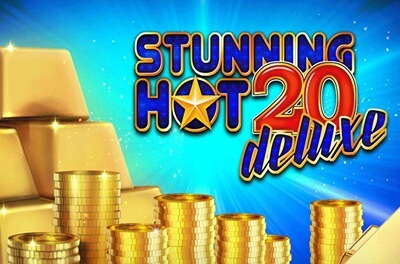 stunning hot 20 deluxe slot logo