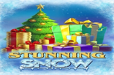 stunning snow slot logo