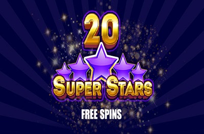 20 super stars slot logo