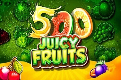 500 juicy fruits slot logo