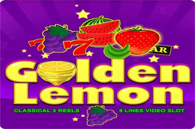 golden lemon slot logo