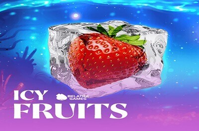 icy fruits slot logo