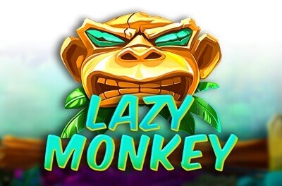 lazy monkey slot logo