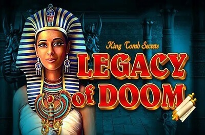 legacy of doom slot logo